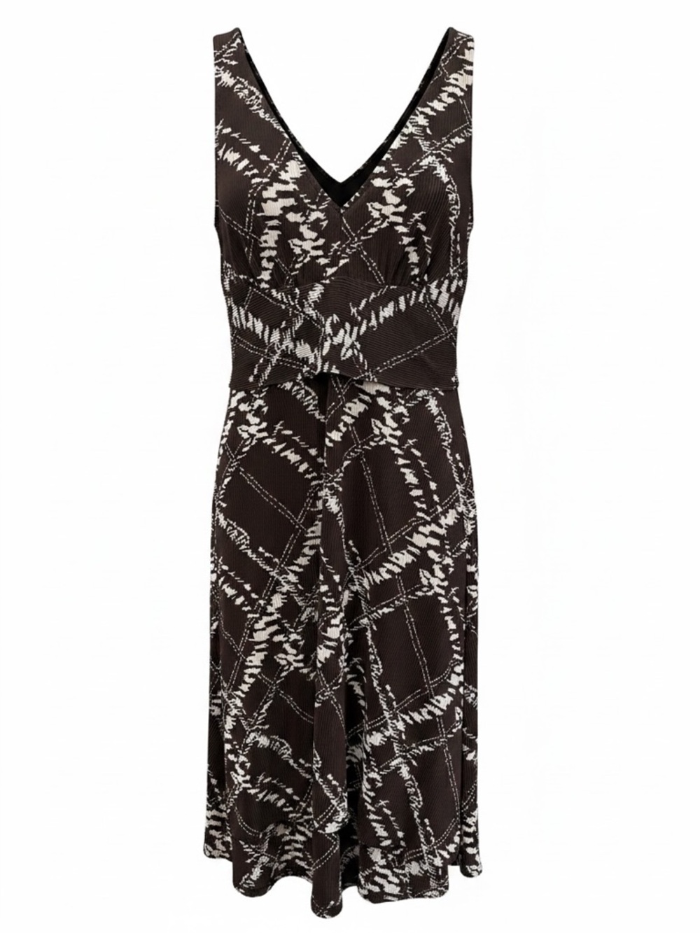 Banana Republic Brown Fit & Flare Maxi Dress